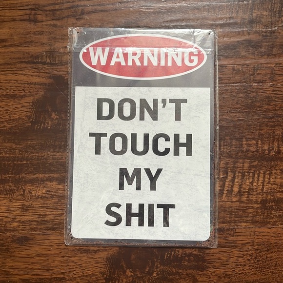 BNWT novelty tin sign - Picture 1 of 3